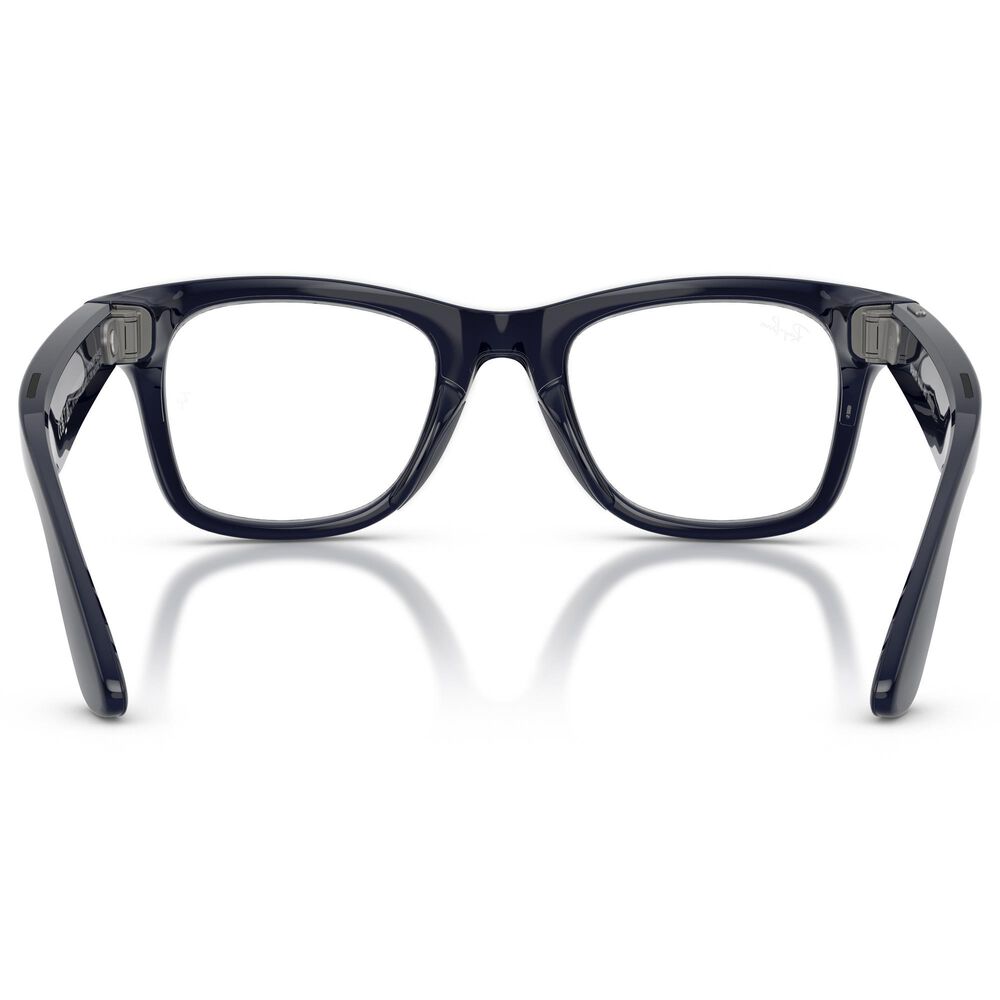 Rayban Glasses Wayfarer Gen 2 50mm Sunglasses with Clear and Sapphire Transitions Lenses in Shiny Cosmic Blue, , large