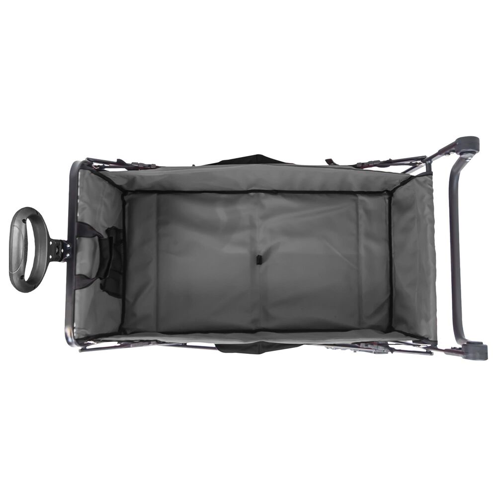 Wonderfold Utility Push and Pull Folding Wagon in Black and Gray, , large