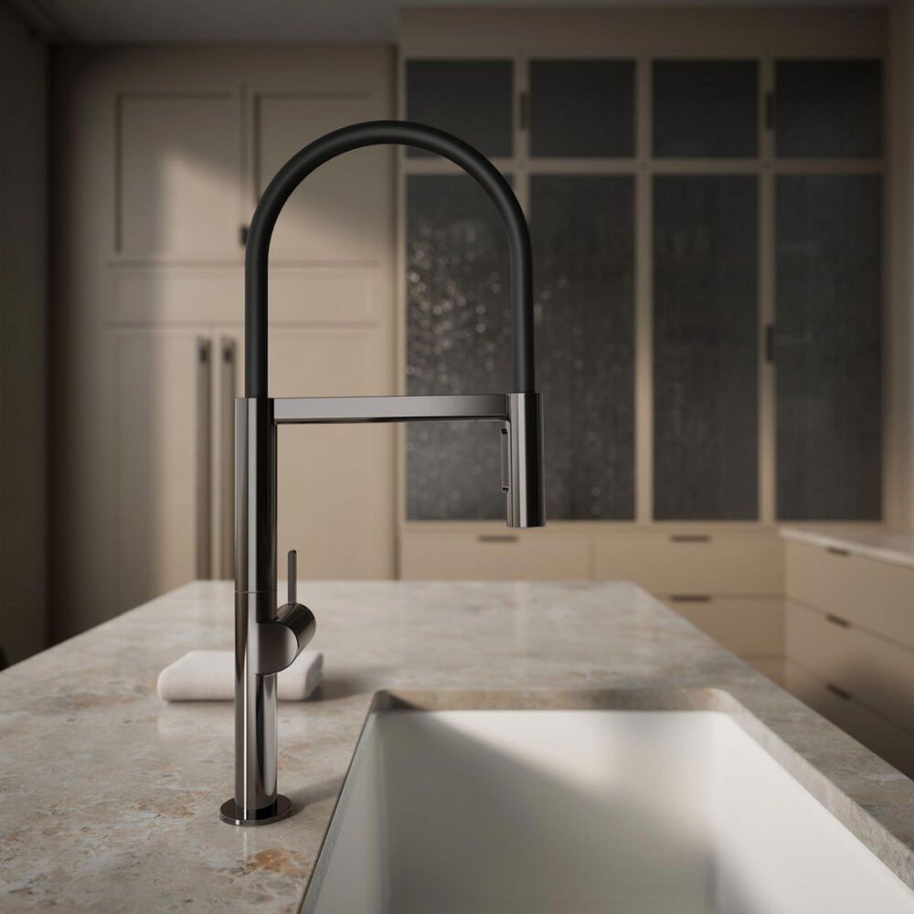 Kohler Components Semi-Professional Kitchen Sink Faucet in Vibrant Titanium, , large