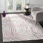 Safavieh Skyler SKY191P 4" x 6" Gray and Pink Area Rug, , large