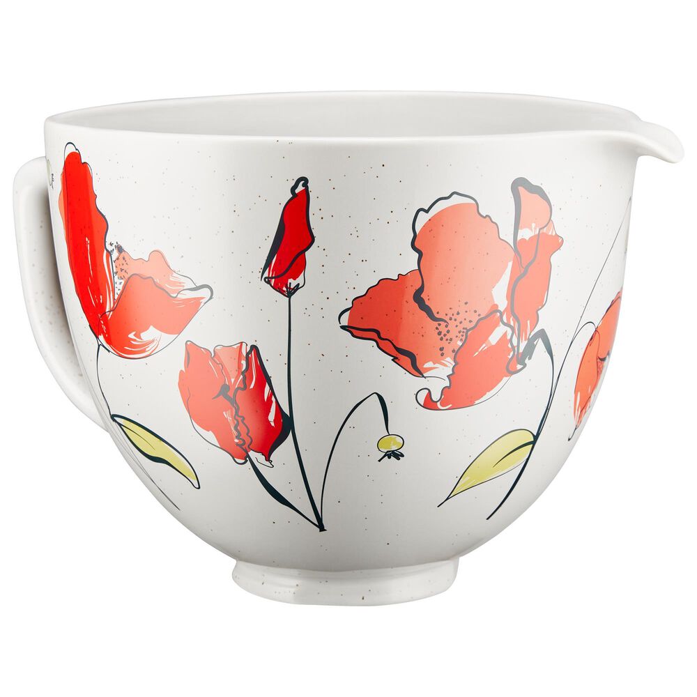 KitchenAid 5-Quart Ceramic Bowl in Poppy, , large