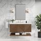 James Martin Vanities Marcello 48" Single Bathroom Vanity in Chestnut with 3 cm Ethereal Noctis Quartz Top and Rectangular Sink, , large