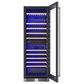 Thor Kitchen 24" Freestanding Dual Zone Wine Cellar in Stainless Steel, , large