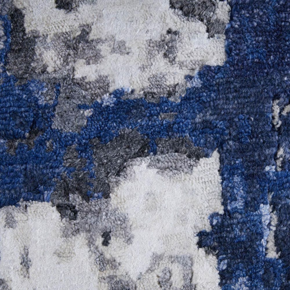 Feizy Gemma Gray and Blue 9&#39;6&quot; x 13&#39;6&quot; Area Rug, , large