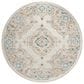 Dalyn Rug Company Marbella 8" Round Ivory Area Rug, , large