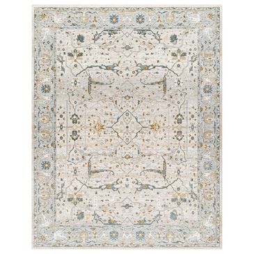 Surya Dresden Taupe, Off-White, Dusty Sage, Deep Teal, Olive, Light Gray and Mustard 9" x 12"2" Area Rug, , large
