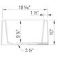 Blanco Ikon 33" Apron Front Single Bowl Sink in Soft White, , large