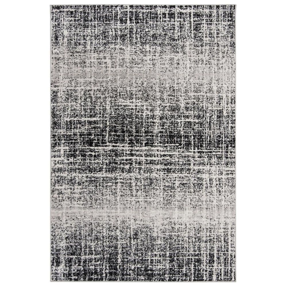 Safavieh Adirondack ADR116B 5&#39;1&quot; x 7&#39;6&quot; Ivory and Black Area Rug, , large