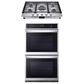 LG 2-Piece Kitchen Package with 9.4 Cu. Ft. Double Wall Oven and 36" Gas Cooktop in Print Proof Stainless Steel, , large