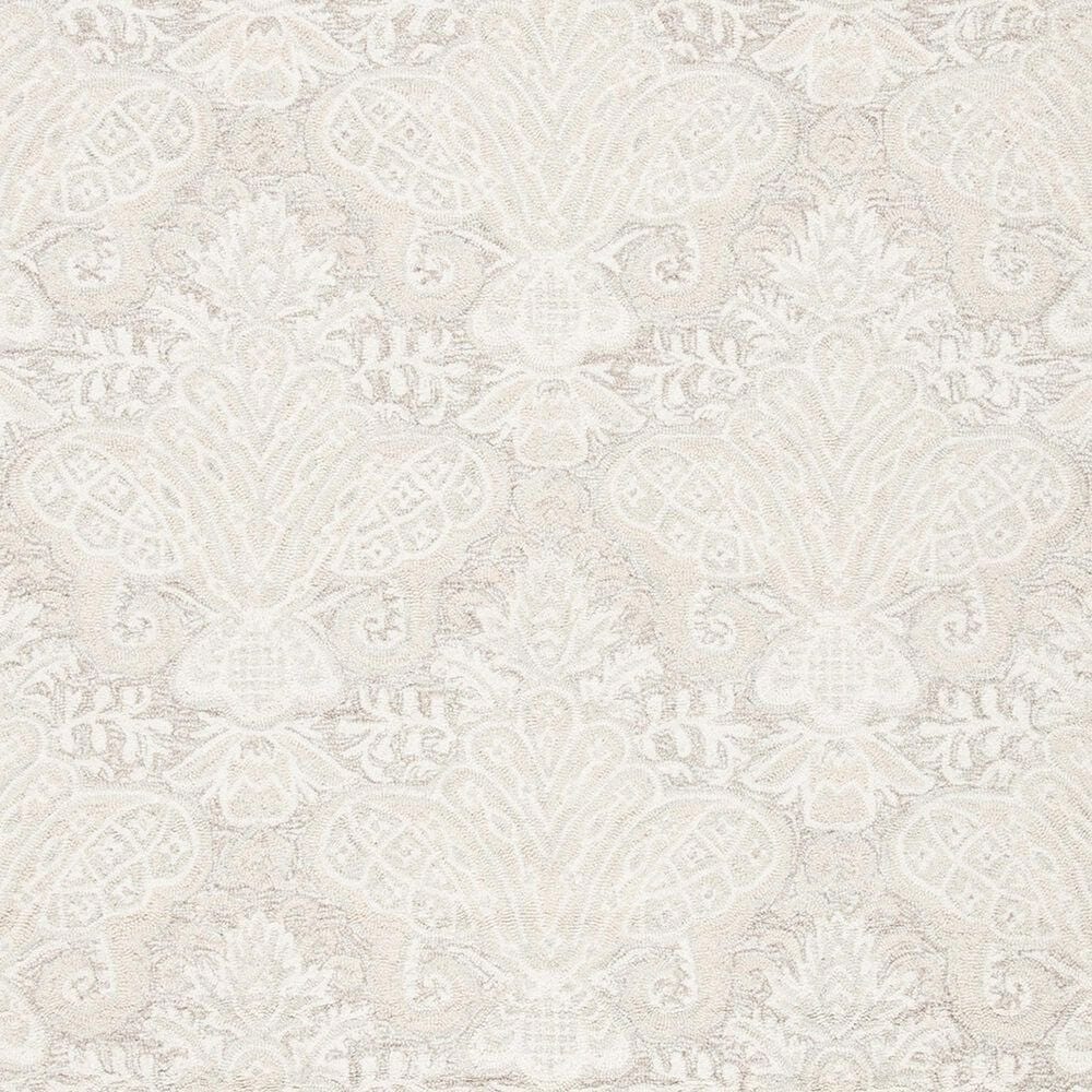 Safavieh Micro-Loop Damask 5&#39; Round Beige Area Rug, , large