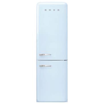 SMEG 11.69 Cu. Ft. Retro Freestanding Bottom Mount Refrigerator with Right Hinge in Pastel Blue, , large