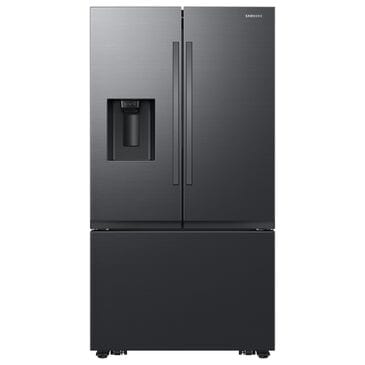 Samsung 31 Cu. Ft. Mega Capacity 3-Door French Door Refrigerator in Matte Black Steel, , large