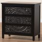 Baxton Studio Yelena 3-Drawer Storage Cabinet in Black, , large