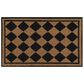 Momeni Erin Gates Park PAR-3 1"6" x 2"6" Black Door Mat, , large