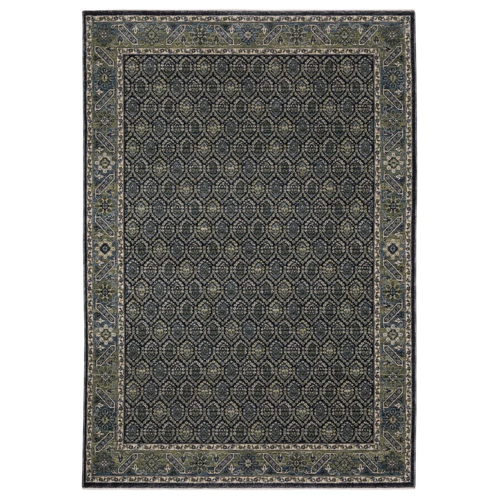 Oriental Weavers Eliana Blue and Green 6"7" x 9"6" Area Rug, , large