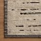 Amber Lewis x Loloi Briyana 2" x 3" Natural and Black Area Rug, , large