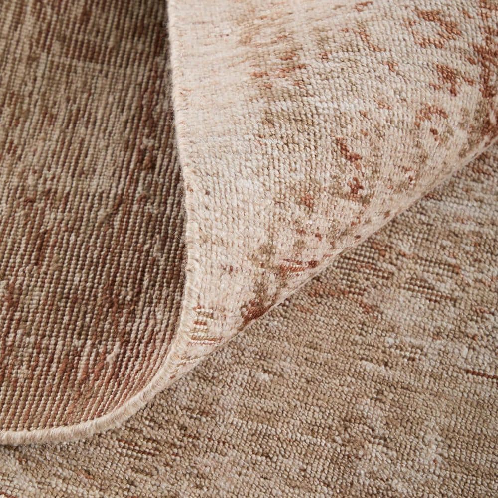 Feizy Loralai Beige and Rust 5&#39; x 8&#39; Area Rug, , large