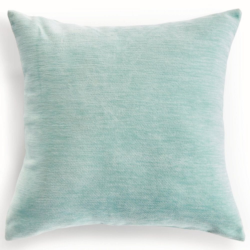 Napa Home and Garden Suri 20" x 20" Indoor/Outdoor Throw Pillow in Seafoam and White, , large