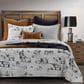 HiEnd Accents Ranch Life 3-Piece King Reversible Quilt Set in White and Black, , large