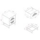 Baxton Studio Ardon 2-Drawer End Table in Light Brown and Black, , large