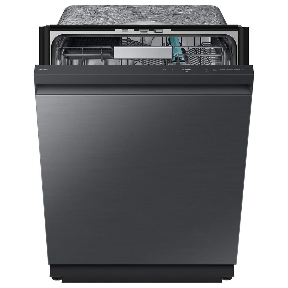 Samsung 24&quot; Bespoke Smart Dishwasher with 3rd Rack Washing System in Fingerprint Resistant Matte Black, , large