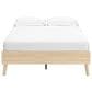 Ashley Cabinella Full Platform Bed in Tan, , large