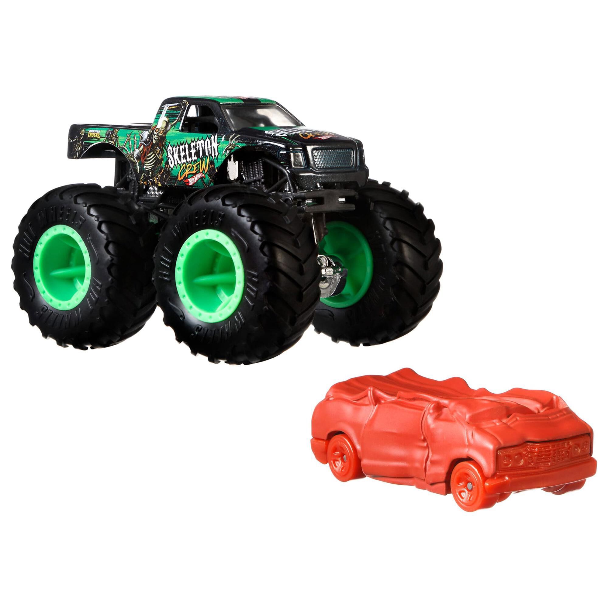 Hot wheels monster truck skeleton crew 2025