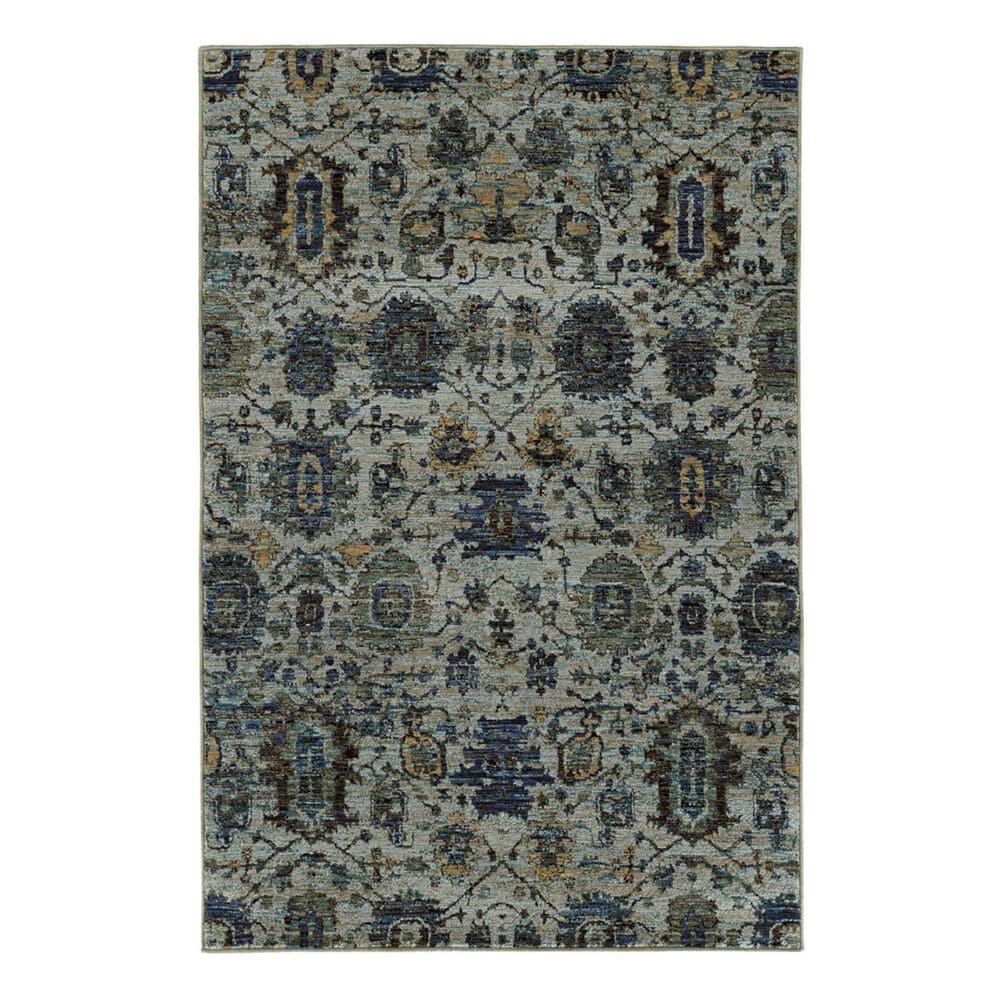 Oriental Weavers Andorra 7120A 1"10" x 3"2" Blue Scatter Rug, , large