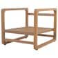 Hearth and Haven 3-Piece Patio Chat Set with Rounded Lines in Beige, , large