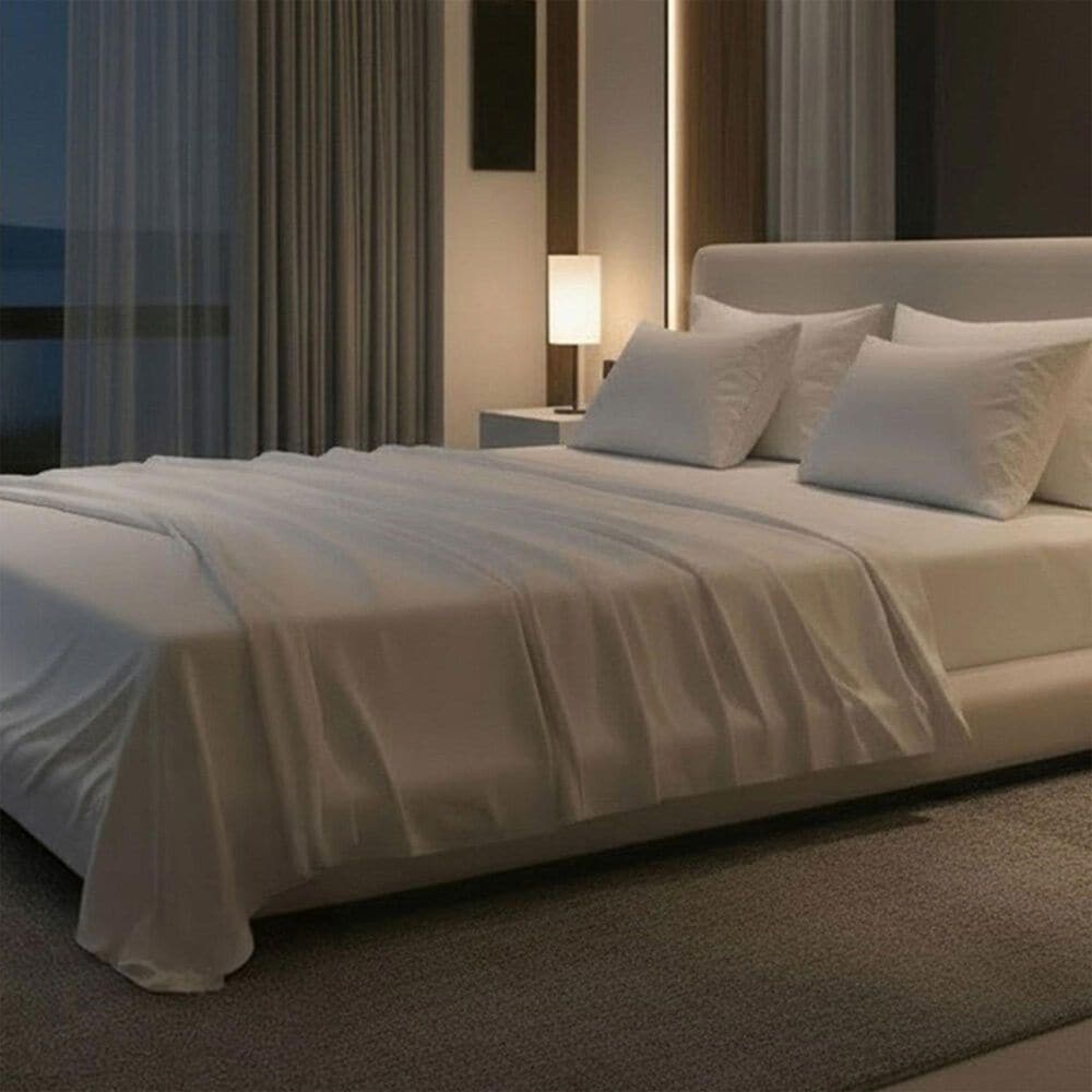 SHEEX Nightfall 4-Piece Full Cooling Sheet Set in Cloud White, , large