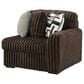 Ashley Midnight-Madness 6-Piece Left Facing Sectional with Chaise in Chocolate, , large