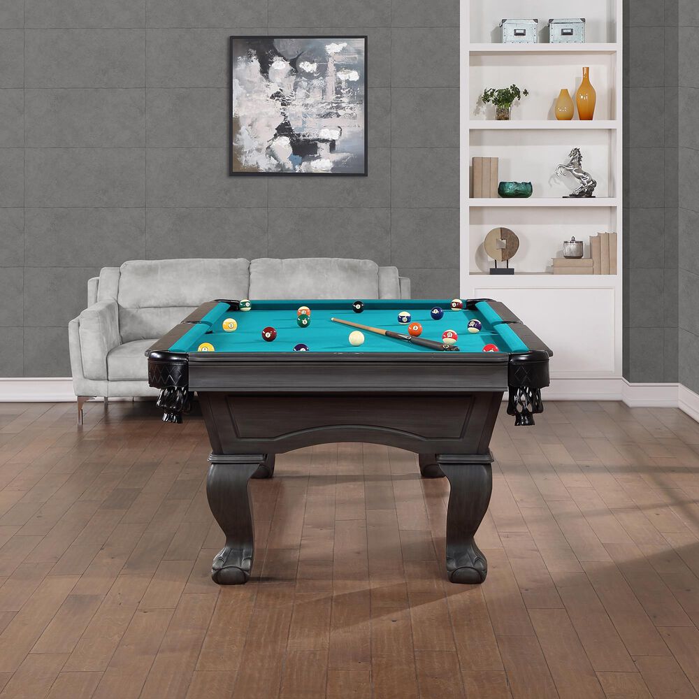 Imperial 8&#39;pool Table with Accessories in Black, , large