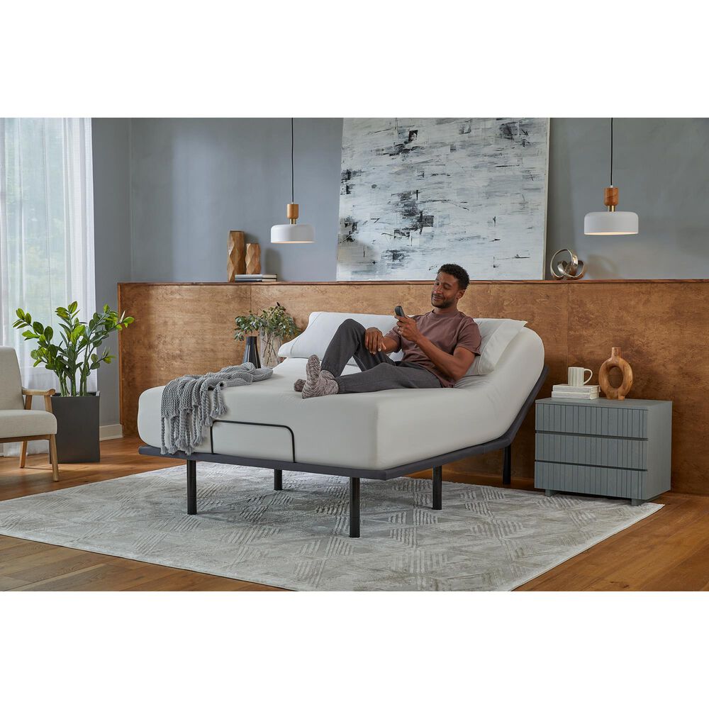 SERTA Split California King Silver Baselogic Adjustable Base, , large