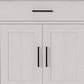 Lexora Home Abbey 30" Single Bathroom Vanity in White Oak with 2 cm White Carrara Marble Top and Rectangular Sink, , large