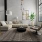 Feizy Rugs Dakota 3"6" x 5"6" Charcoal and Multicolor Area Rug, , large