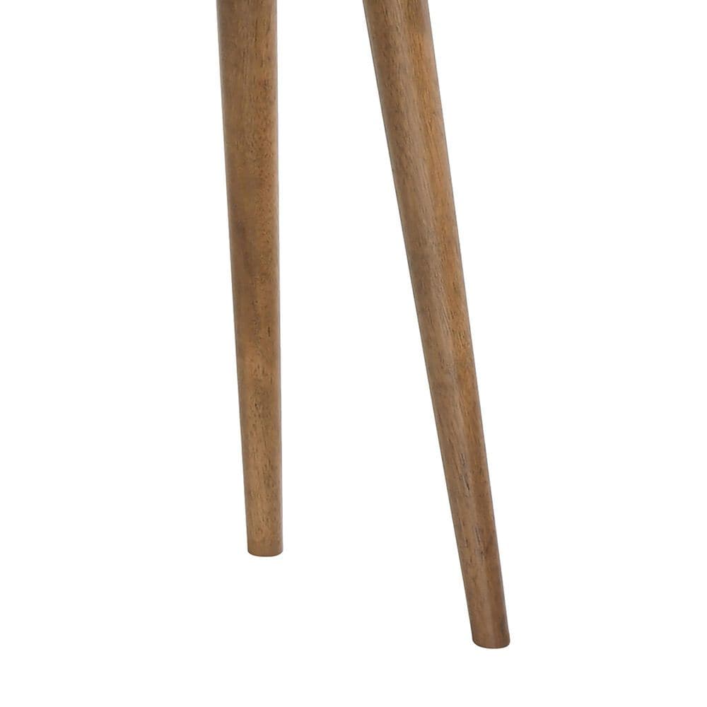 Armen Living Amigo Console Table in Black and Walnut, , large