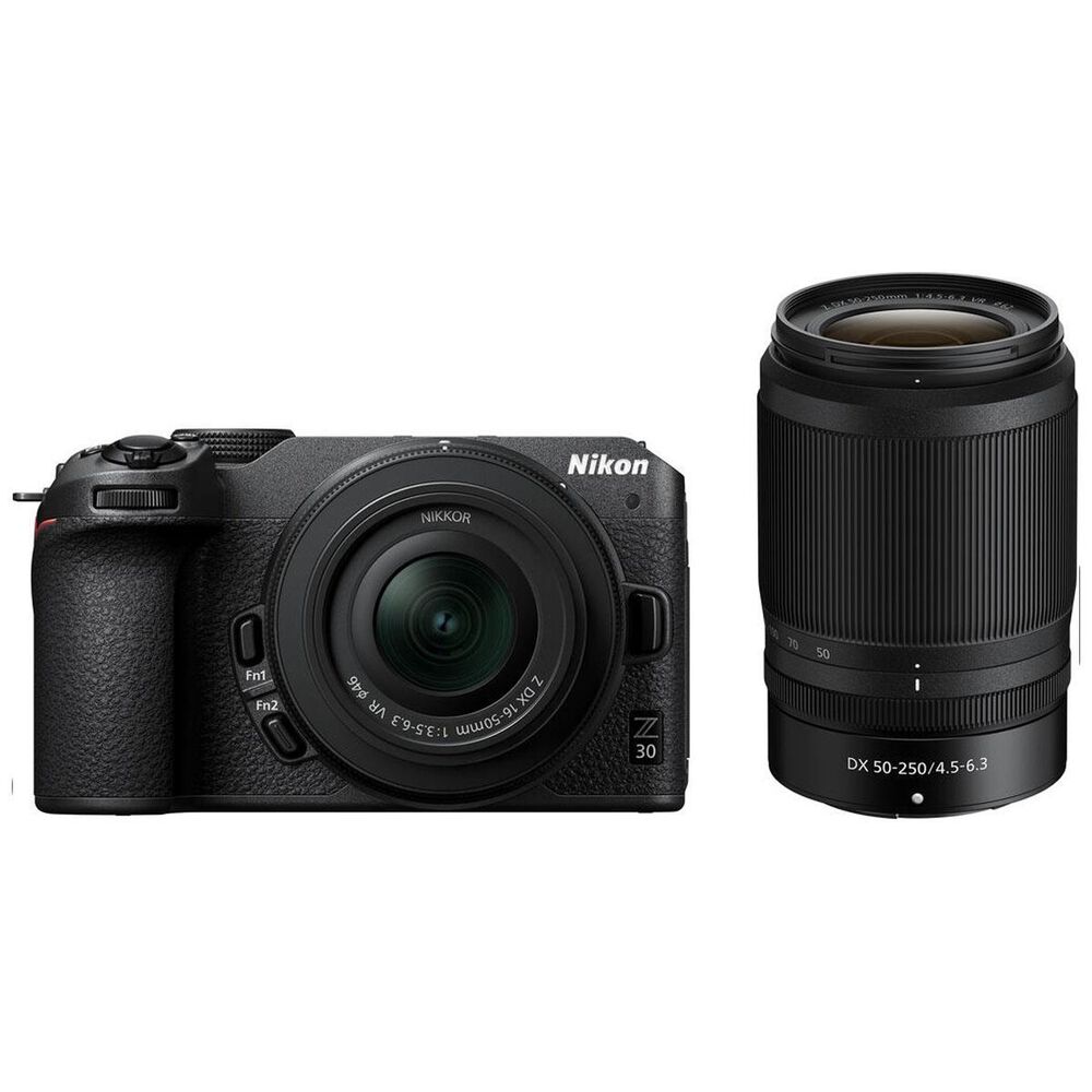 Nikon Z30 Mirrorless Camera with 16-50mm and 50-250mm Lenses, , large