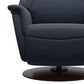 Stressless Max Medium Swivel Power Recliner in Paloma Oxford Blue, , large
