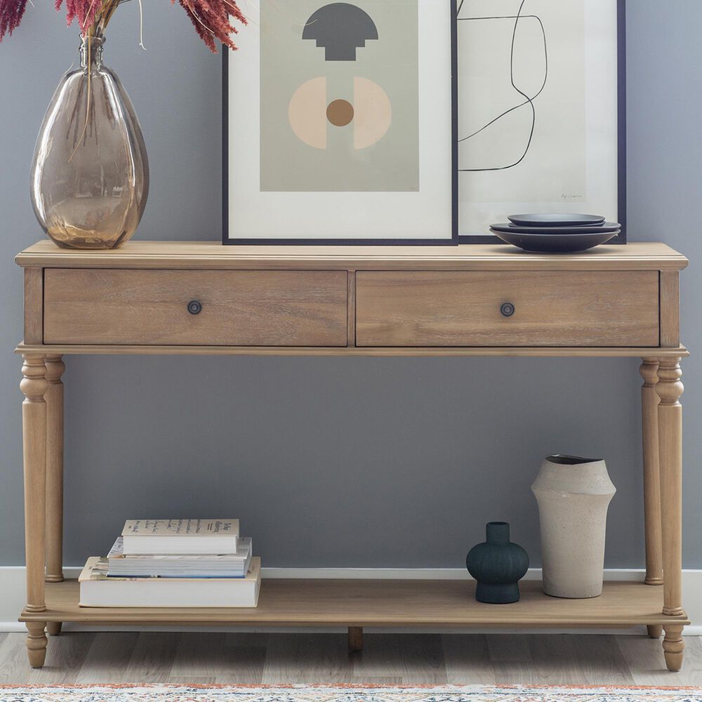Linon Home Decor Mcghie Console Table in Brushed Grey, , large