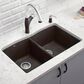 Blanco Diamond Equal Double Dual Mount Kitchen Sink in Cinder, , large
