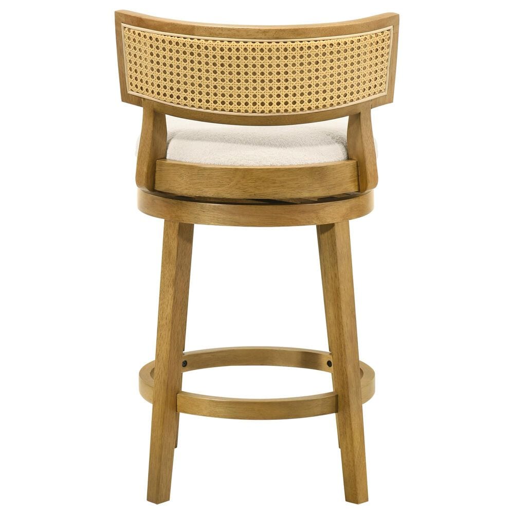 Armen Living Noely Counter Height Stool in Amber Glow, , large