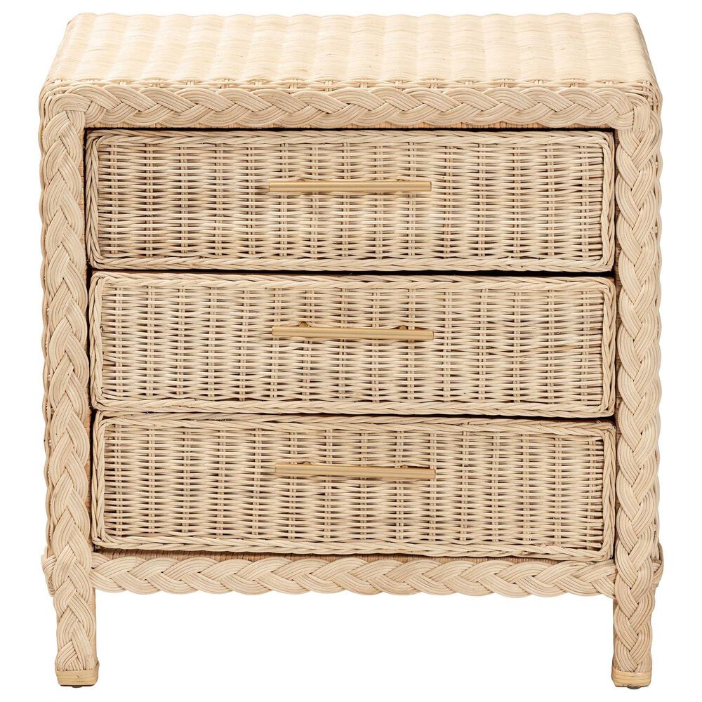 Baxton Studio Lanica 3-Drawer Nightstand in Sun Bleached, , large