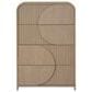 Furniture of America Tangentry 6-Piece Queen Bedroom Set in Natural, , large