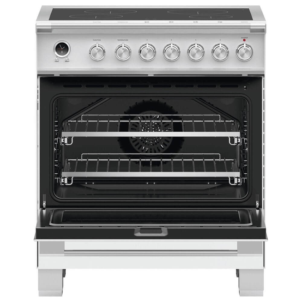 Fisher &amp; Paykel 30&quot; Classic Induction Range with 4 Burners in White, , large