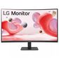 LG 31.5" FHD Curved Monitor with FreeSync in Black, , large