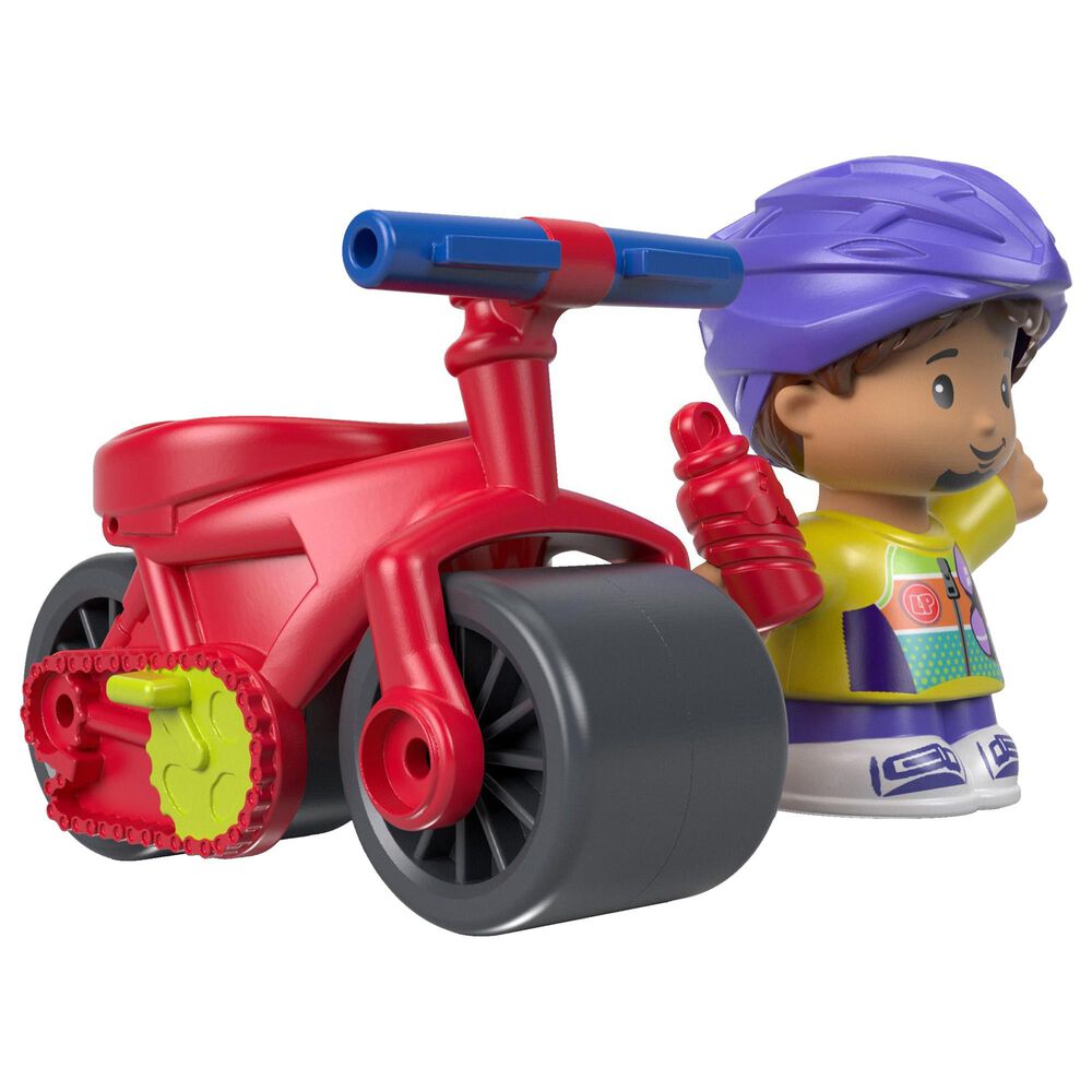 Little People Cyclist Samuel and Bike, , large