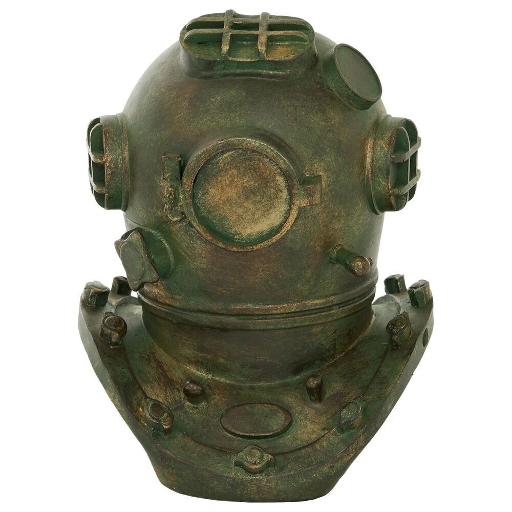 Maple and Jade 8&quot; x 10&quot; Coastal Polystone Helmet in Bronze, , large
