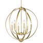 Golden Lighting Colson 6-Light Chandelier in Olympic Gold, , large