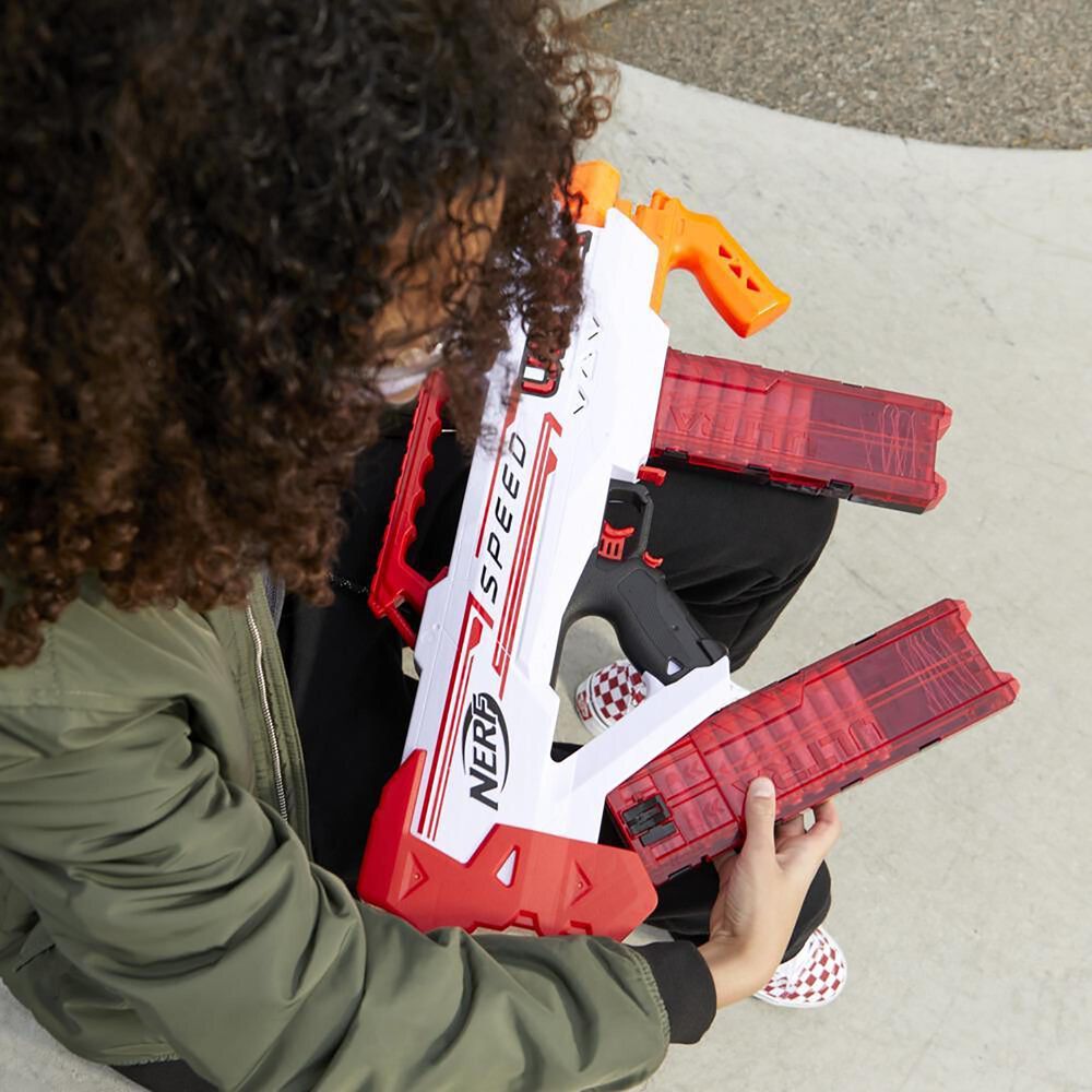 NERF Ultra Two Motorized Blaster - Fast-Back Reloading - Includes 6 Ultra  Darts - Compatible Only Ultra Darts