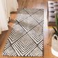 Safavieh Micro-Loop MLP151H 2"6" x 9" Charcoal and Ivory Runner, , large